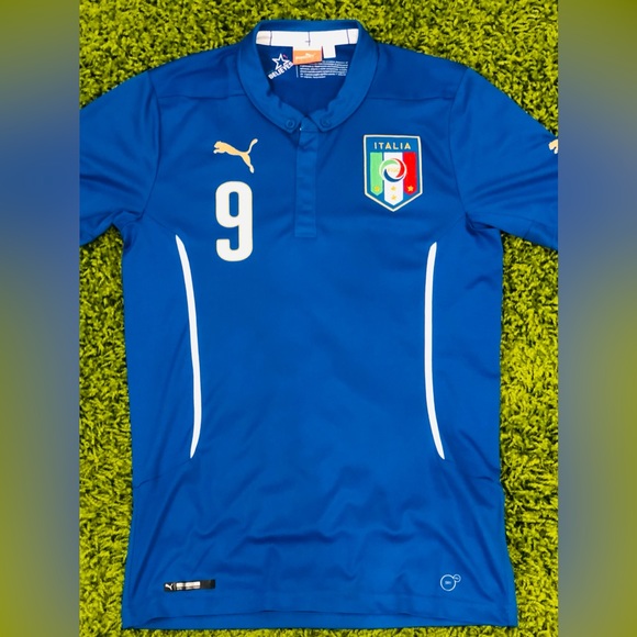World Cup 2014 Italy Home Soccer Jersey  (Authentic) - Picture 3 of 4